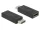 Delock Displayport adapter 1.2-es csatlakozódugóval > Displayport csatlakozóhüvellyel, portkímélovel (DL-65691)