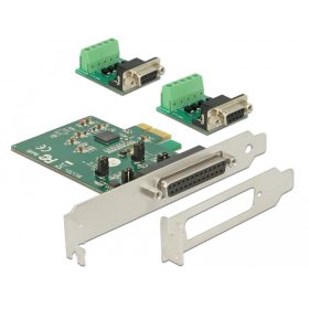   Delock PCI Express Card > 2 x Serial RS-422/485 ESD védett opcionális túlfeszültség-védelem (DL-65841)