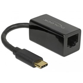   Delock Adapter SuperSpeed USB (USB 3.1 Gen 1) USB Type-C  csatlakozódugóval > Gigabit LAN 10/100/100 (DL-65904)