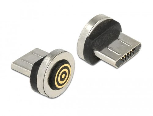 Delock USB Micro-B típusú apa mágneses csatlakozó