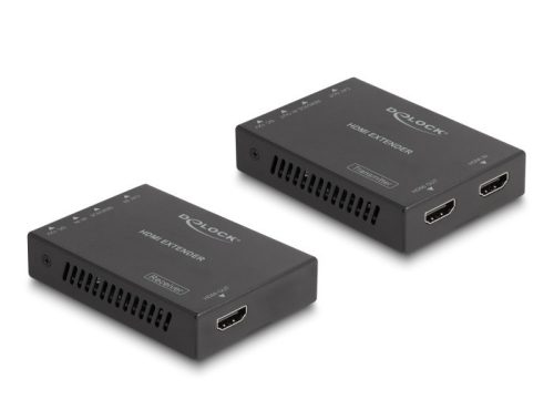 Delock HDMI-hosszabbító készlet Cat.6-os kábelen keresztül 4K 60 Hz 50 m
