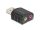 Delock Külső USB hangkártya 24 bit / 96 kHz Plug & Play mód Windows, MAC, Linux, Chrome operációs rendszerekhez (DL-65964)