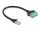 Delock RJ45 Kábel Cat.6 apa - Terminal Block Adapter 30 cm 2-rész