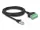 Delock RJ45 Kábel Cat.6 apa - Terminal Block Adapter 1 m 2-rész (DL-65977)