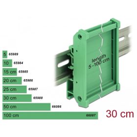 Delock Laprögzítő 30 cm hosszú DIN Rail-ekhez (DL-65988)