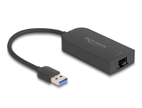 Delock A-típusú USB adapter   2,5 Gigabit LAN