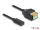 Delock ?USB Type-C 2.0 kábel anya - terminal block adapter lenyomó gombbal 15 cm (DL-66067)