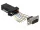Delock Fekete Sub-D 9-tűs apa  RJ45 anya összekötő adapter (DL-66166)
