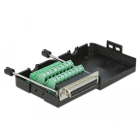   Delock DB25 párhuzamos adapter anya   26 tűs kapocstest házzal (DL-66267)