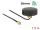Delock WLAN 802.11 b/g/n antenna RP-SMA-dugó 2 dBi irányítatlan, rögzített, csatlakozókábellel RG-17 (DL-66285)