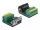 Delock Sub-D 9 tűs adapter anya - 9 tűs nyomógombos Terminal Block (DL-66322)
