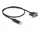 Delock USB 2.0 soros RS-232 adapterhez kompakt soros konnektor házzal 50 cm FTDI (DL-66461)