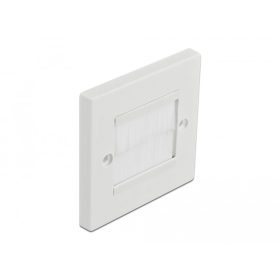   Delock Kábelrendező keret fehér fésűsávokkal 86 x 86 mm (DL-66495)