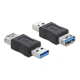   Delock USB 3.0 Adapter - A-típusú apa csatlakozó - A-típusú anya csatlakozó adat blokkoló (DL-66497)