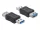 Delock USB 3.0 Adapter - A-típusú apa csatlakozó - A-típusú anya csatlakozó adat blokkoló (DL-66497)