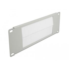   Delock 10", fekete, 2U-s kábelrendező szürke (DL-66535)