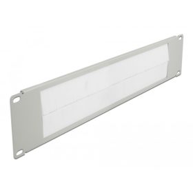   Delock 19", fekete, 2U-s kábelrendező szürke (DL-66536)