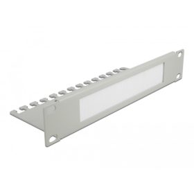   Delock 10" kábelrendező fésűs panel 1U, szürke (DL-66537)