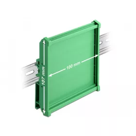   Delock Laprögzítő (107 mm) 10 cm hosszú DIN Rail-ekhez (DL-66573)