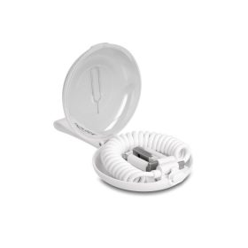   Delock 5 az 1 USB adat és töltő kábel és adapter szett PD 3.0 60 W fehér (DL-66612)