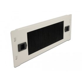   Delock 10  kábelrendező kefe csík eszközmentes 2U szürke (DL-66619)