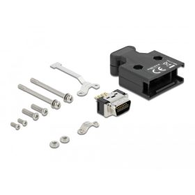   Delock 14 tűs kerettel rendelkező MDR fokos forrasztott csatlakozás apa (DL-66621)