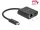 Delock USB Type-C  adapter Power Delivery porttal Gigabit LAN 10/100/1000 Mbps fekete (DL-66644)