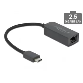   Delock USB Type-C adapter apa   2,5 Gigabit LAN kompakt (DL-66645)