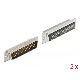   Delock D-Sub HD 50 tűs apa fém, forrasztható változat 2 db. (DL-66705)