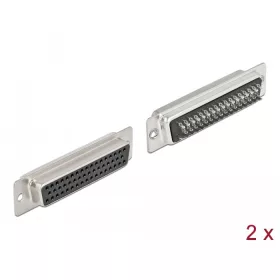   Delock D-Sub HD 50 tűs hüvely, forrasztható változat 2 db. (DL-66716)