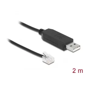   Delock adapterkábel USB Type-A és soros RS-232 RJ12 közötti ESD védelemmel Skywatcher 2 m (DL-66735)