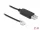 Delock adapterkábel USB Type-A és soros RS-232 RJ12 közötti ESD-védelemmel Leadshine 2 m (DL-66737)