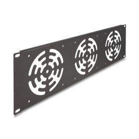   Delock 19  rack takaró 3 ventilátor számára 120 x 120 mm méretű 3U sötétszürke (DL-66747)