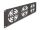 Delock 19  rack takaró 3 ventilátor számára 120 x 120 mm méretű 3U sötétszürke