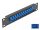 Delock 10  üvegszálas patch panel 12 portos SC Simplex kék 1U fekete