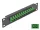 Delock 10  üvegszálas patch panel 12 portos SC Simplex zöld 1U fekete (DL-66761)