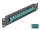 Delock 10  üvegszálas patch panel 12 portos SC Simplex vízkék 1U fekete (DL-66763)