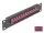 Delock 10  üvegszálas patch panel 12 portos SC Simplex ibolya 1U fekete (DL-66764)