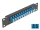 Delock 10  üvegszálas patch panel 12 portos LC Duplex kék 1U fekete (DL-66765)