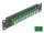 Delock 10  üvegszálas patch panel 12 portos LC Duplex zöld 1U fekete (DL-66766)