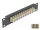 Delock 10  üvegszálas patch panel 12 portos LC Duplex bézs 1U fekete (DL-66767)