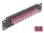 Delock 10  üvegszálas patch panel 12 portos LC Duplex ibolya 1U fekete (DL-66769)