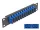 Delock 10  üvegszálas patch panel 12 portos SC Duplex kék 1U fekete (DL-66771)