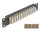 Delock 10  üvegszálas patch panel 12 portos LC Quad bézs 1U fekete (DL-66778)