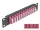 Delock 10  üvegszálas patch panel 12 portos LC Quad ibolya 1U fekete (DL-66780)