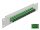 Delock 10  üvegszálas patch panel 12 portos SC Simplex zöld 1U szürke