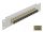 Delock 10  üvegszálas patch panel 12 portos SC Simplex bézs 1U szürke