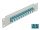 Delock 10  üvegszálas patch panel 12 portos LC Duplex vízkék 1U szürke