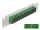 Delock 10  üvegszálas patch panel 12 portos SC Duplex zöld 1U szürke (DL-66792)