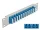 Delock 10  üvegszálas patch panel 12 portos LC Quad kék 1U szürke (DL-66796)